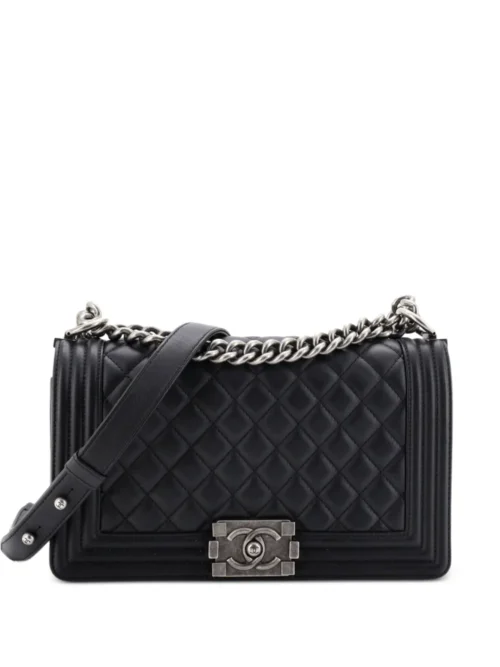 Chanel Boy Bag Small — Black Lambskin
