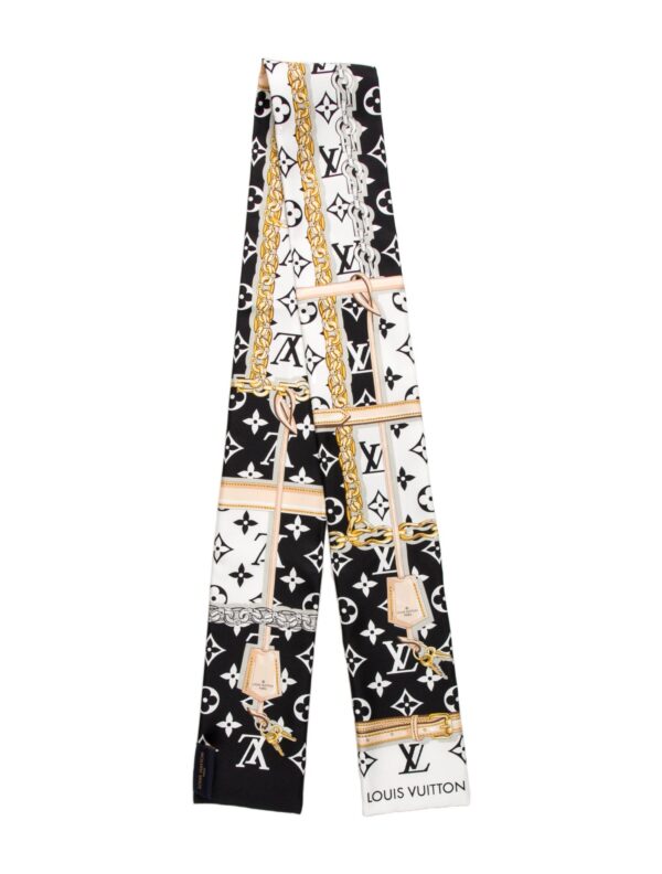 LOU914148_1_enlarged.jpg Louis Vuitton Monogram Silk Bandeau Scarf