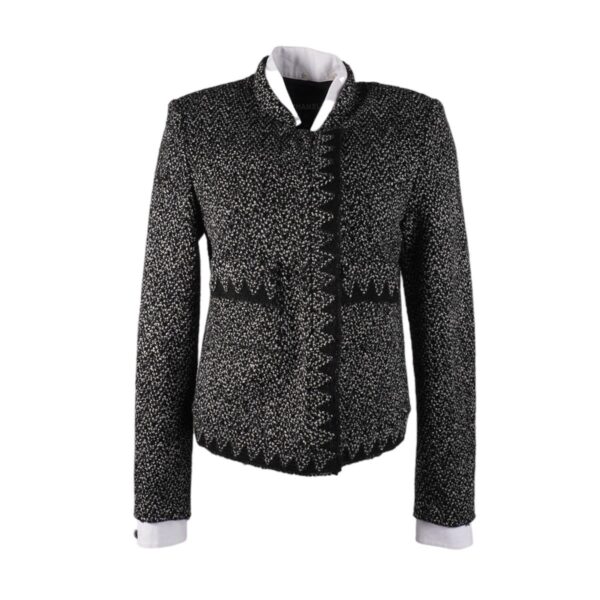 Chanel Tweed Jacket — Navy