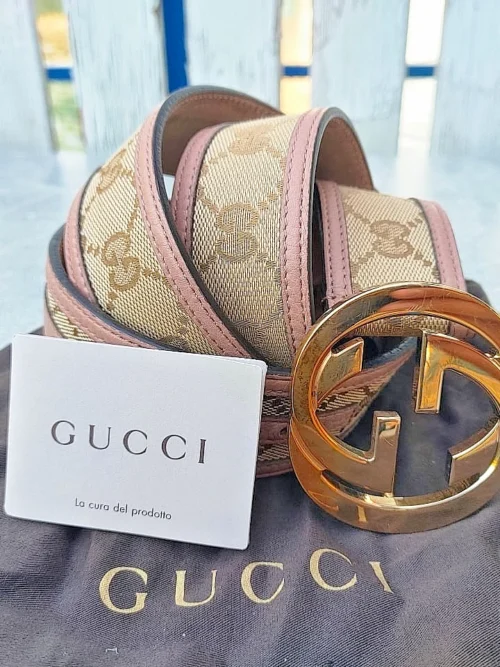 Gucci GG Supreme Canvas Belt 85cm