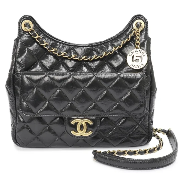 Chanel 22 Bag — Shiny Calfskin Black